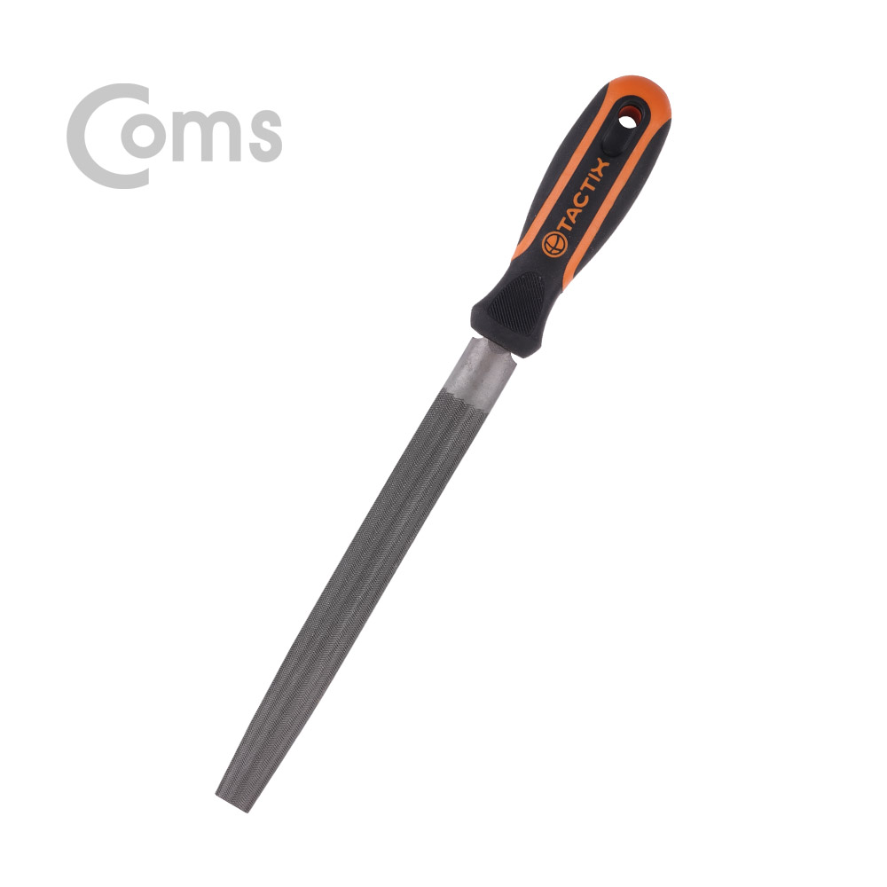 Coms TACTIX 철공용줄 / 200mm / 야스리 / 반원줄 - 철공용/목공용