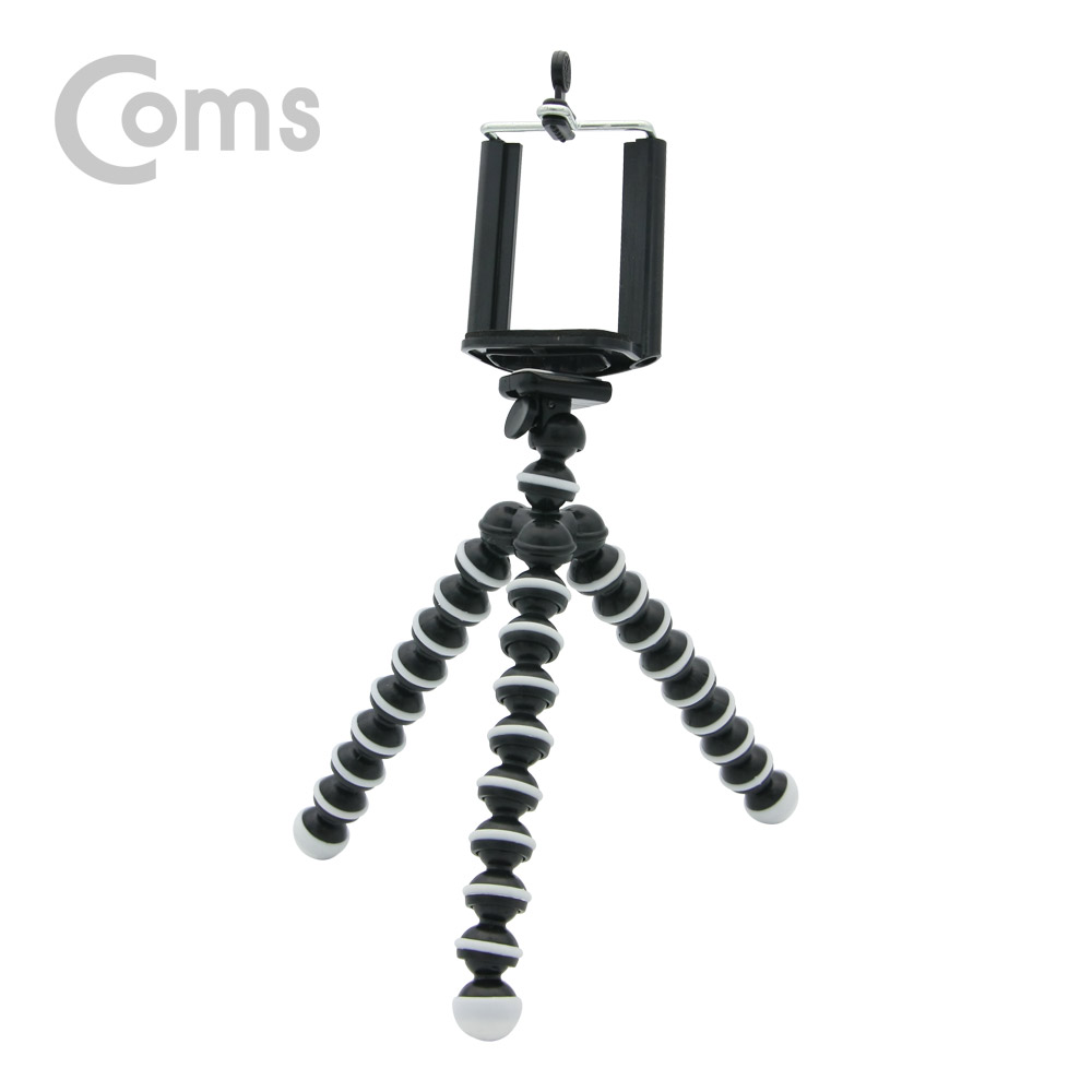Coms 삼각대(관절형/스마트폰용) 거치대포함 / 소형 / 약 16cm