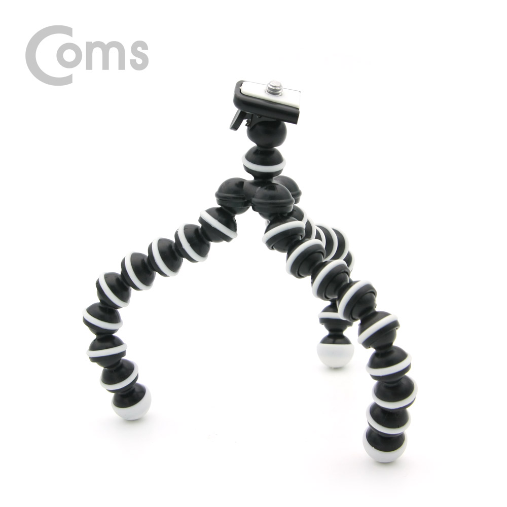 Coms 삼각대(관절형/스마트폰용) 거치대포함 / 소형 / 약 16cm