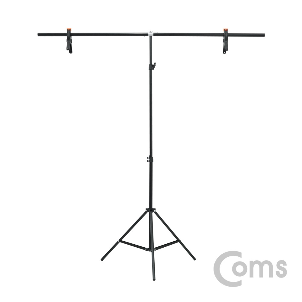 Coms 스튜디오 배경스크린 T형 스탠드 / 배경지 촬영 거치대 / 이동식 / 중형