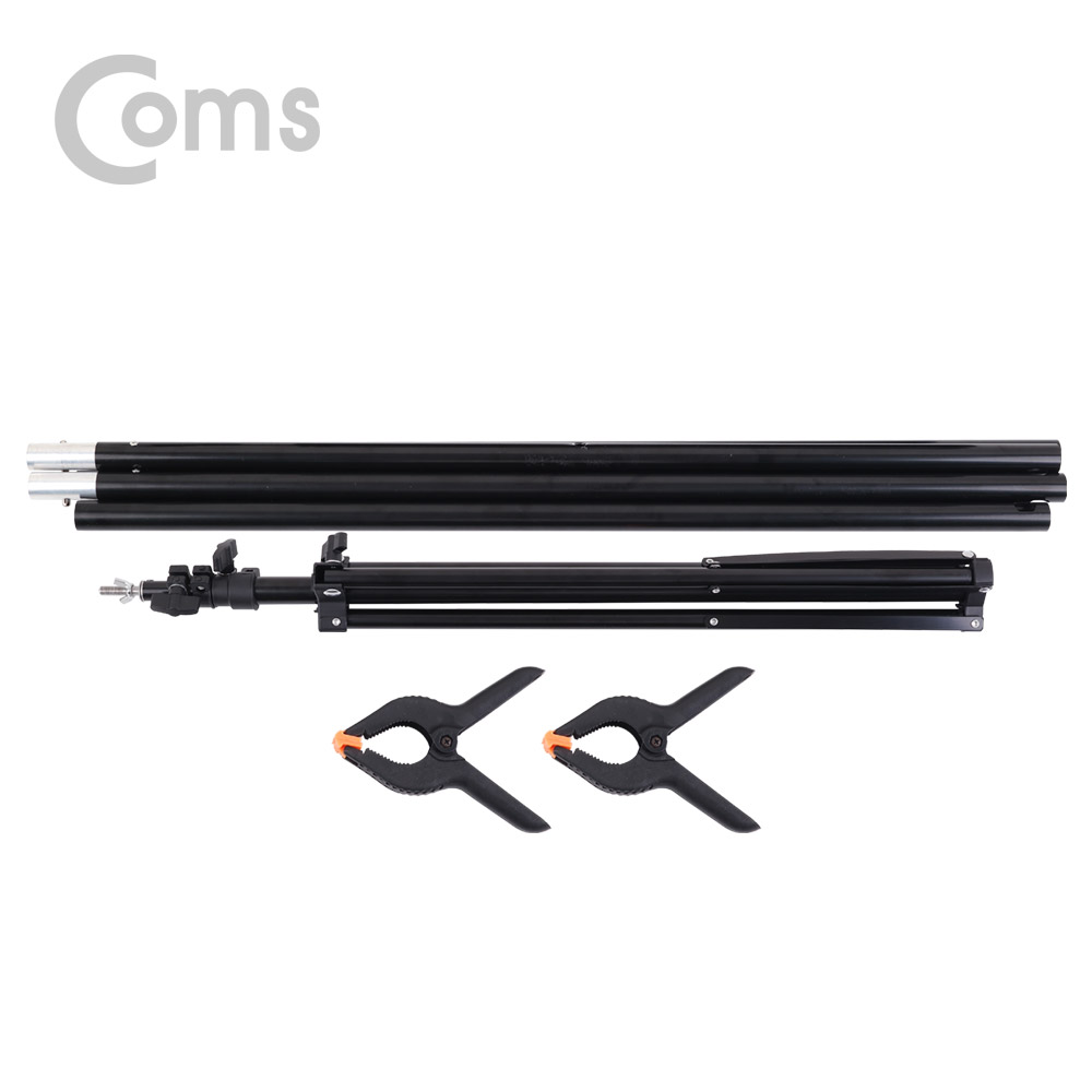 Coms 스튜디오 배경스크린 T형 스탠드 / 배경지 촬영 거치대 / 이동식 / 대형