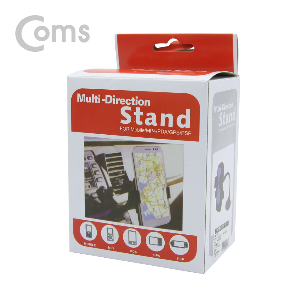 Coms 차량용 스마트폰 거치대 / 에어컨 송풍구 설치 / 블랙