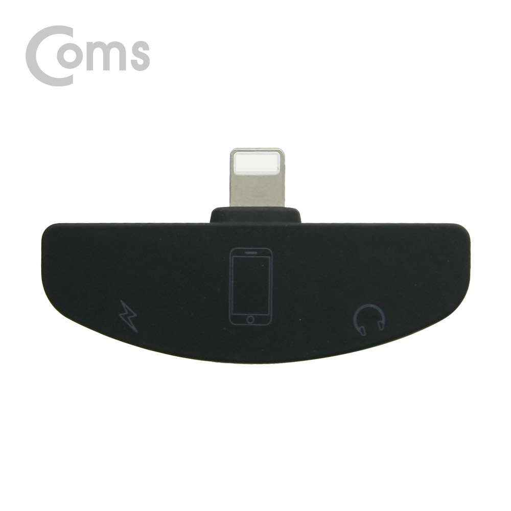 Coms 2분배 8핀 젠더 (허브 / 충전과 이어폰 동시사용)