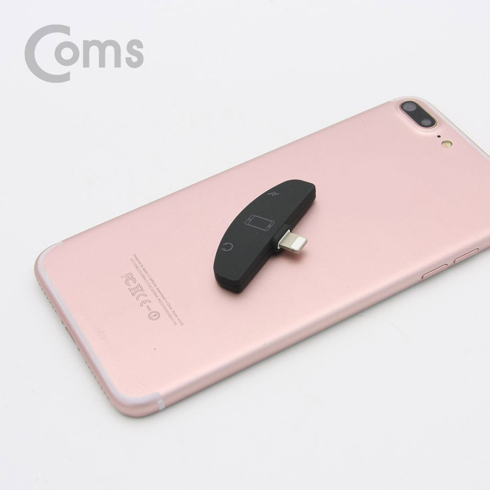 Coms 2분배 8핀 젠더 (허브 / 충전과 이어폰 동시사용)