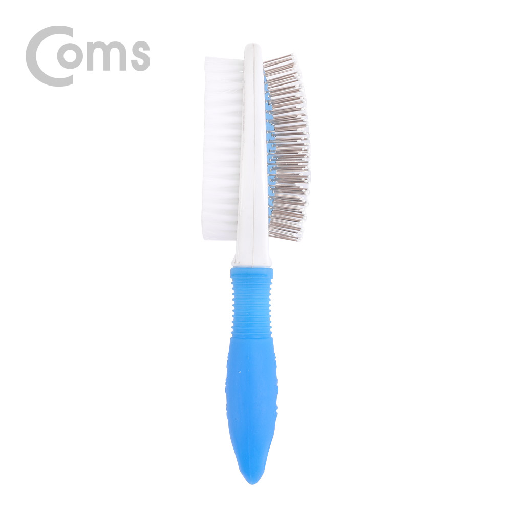 Coms 애견 양면 브러쉬 / 강아지 / 애완 빗 / 슬리커 브러쉬 / 애견 거품 샤워솔 / 단모용 / 장모용