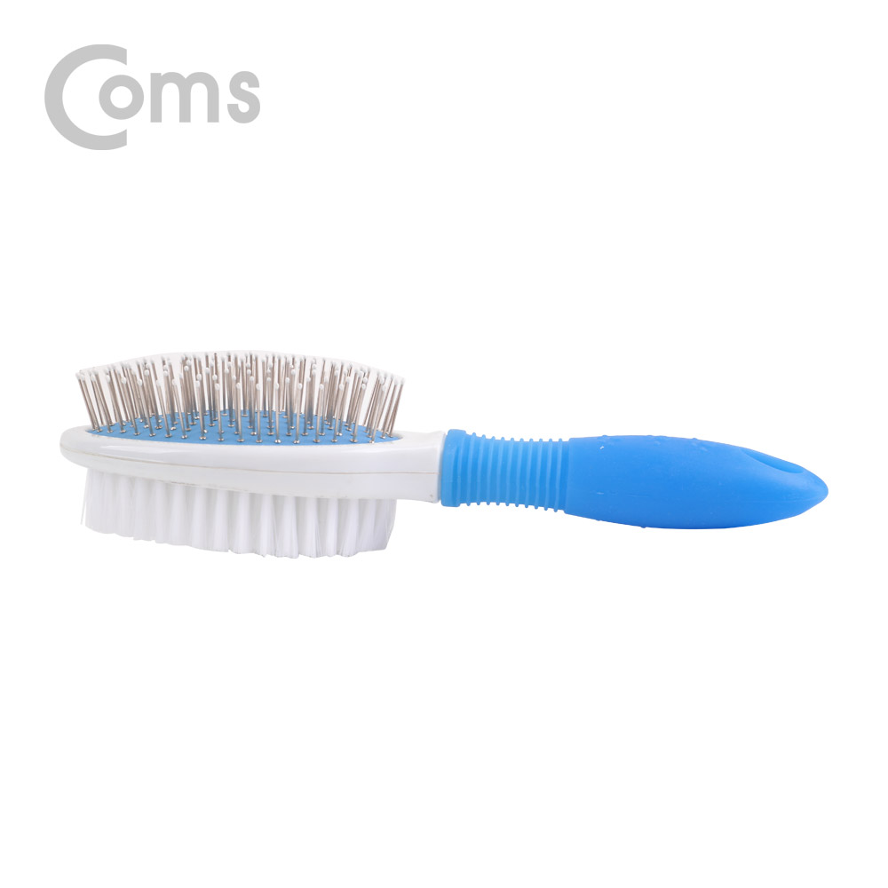 Coms 애견 양면 브러쉬 / 강아지 / 애완 빗 / 슬리커 브러쉬 / 애견 거품 샤워솔 / 단모용 / 장모용