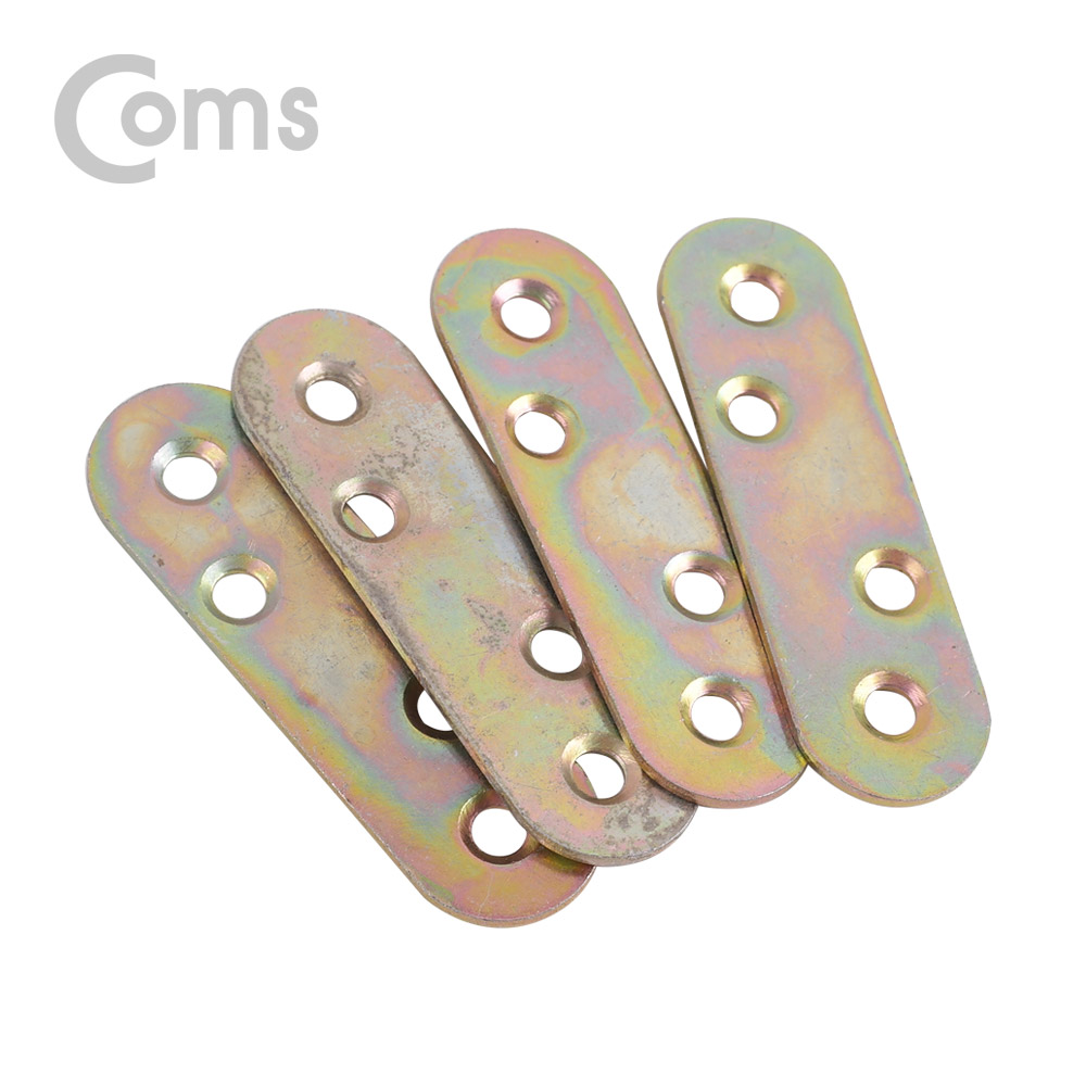 Coms 평철(일자) 4pcs / 55mm X 17mm / 나사못 포함 / -자