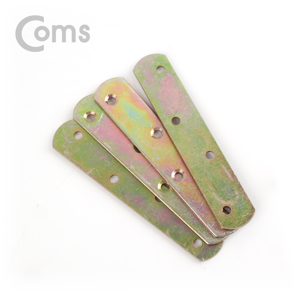 Coms 평철(일자) 4pcs / 96mm X 18mm / 나사못 포함 / -자