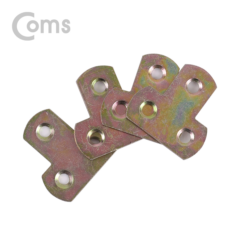 Coms 평철(T자) 4pcs / 30x16(mm) / 나사못 포함