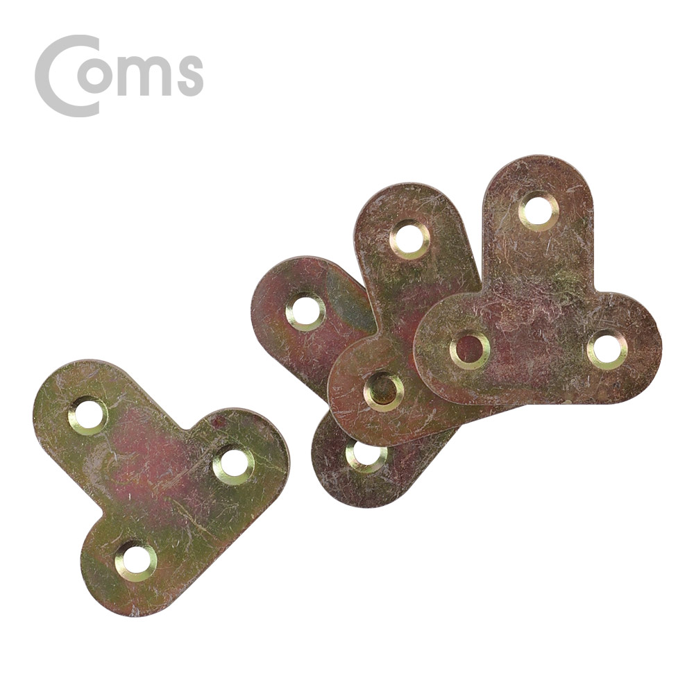 Coms 평철(T자) 4pcs / 40x16(mm) / 나사못 포함