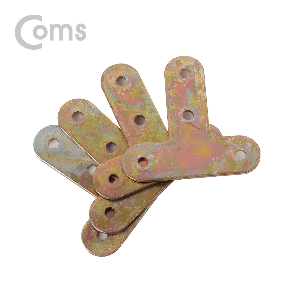 Coms 평철(T자) 4pcs / 60x60(mm) / 나사못 포함