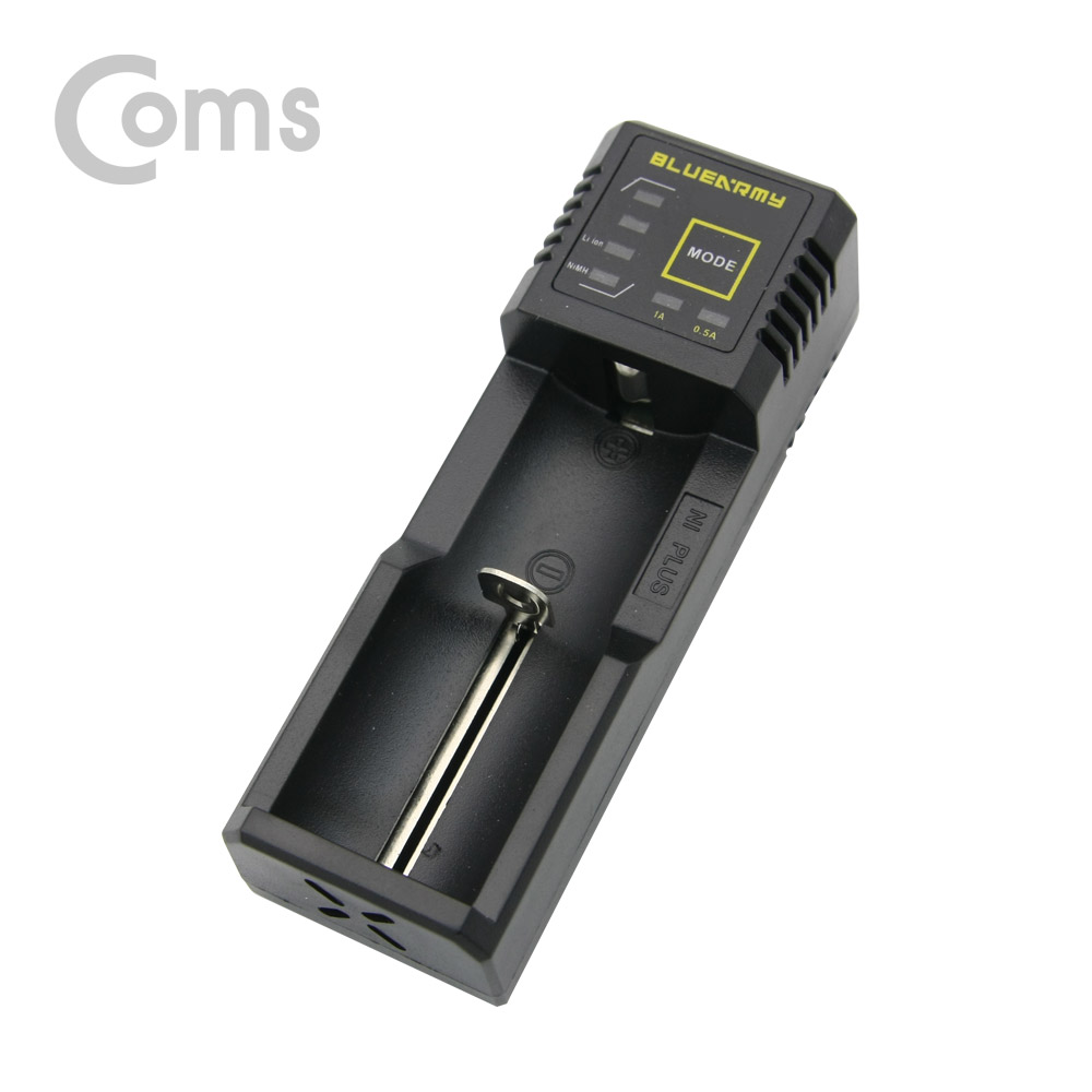 Coms 건전지 충전기 (18650 / AA / AAA 배터리 등)