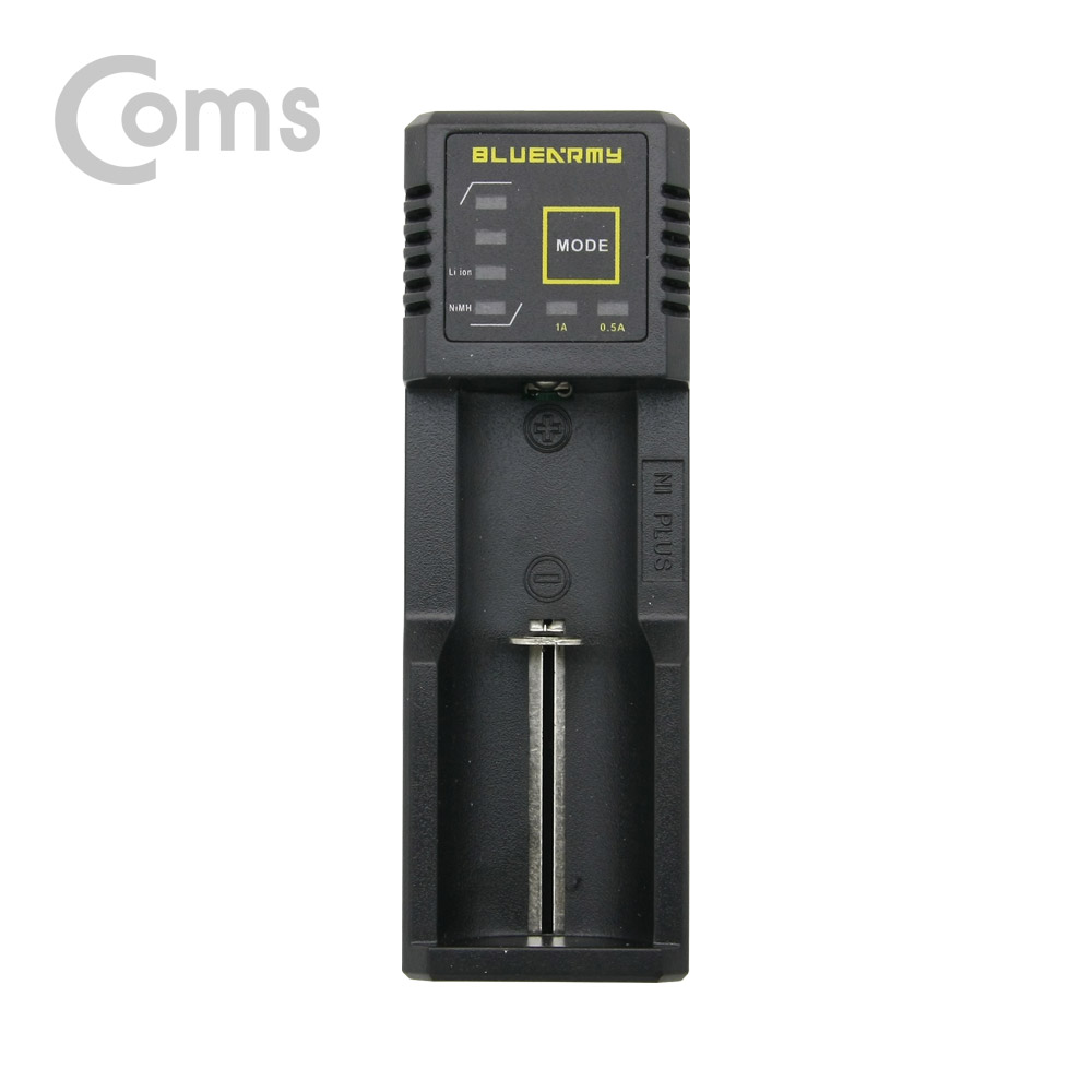 Coms 건전지 충전기 (18650 / AA / AAA 배터리 등)