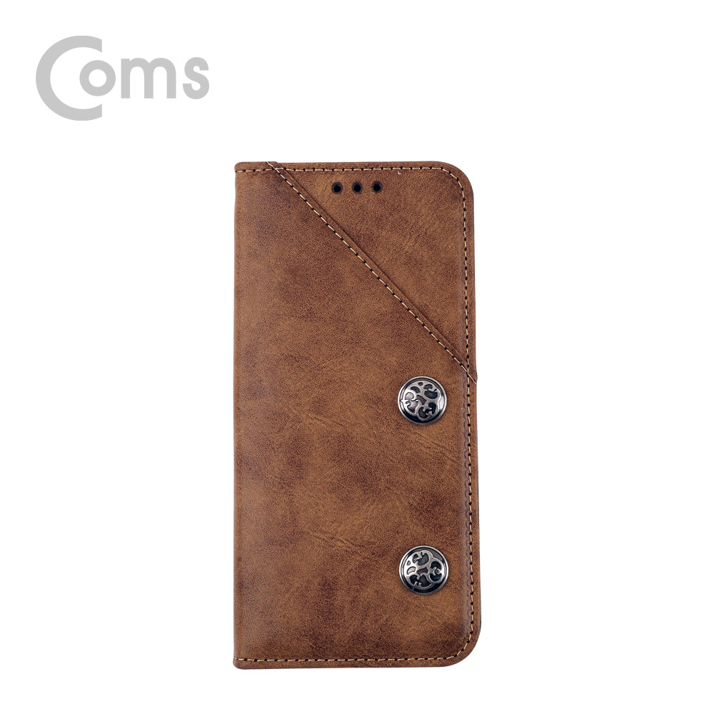Coms 스마트폰 케이스, 갤S9/Brown/갤럭시