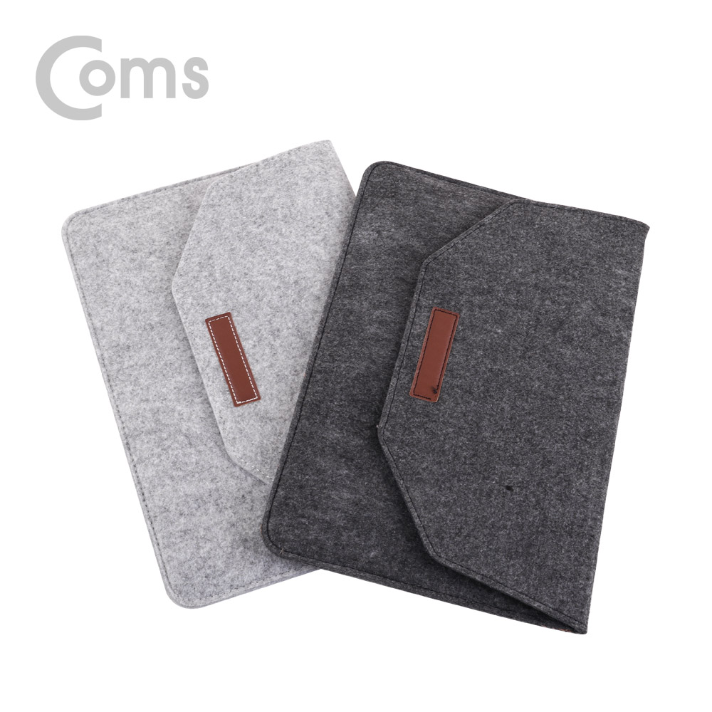 Coms 펠트 노트북 파우치 / 노트북 가방 / 슬림형 / 11.6형 / Gray