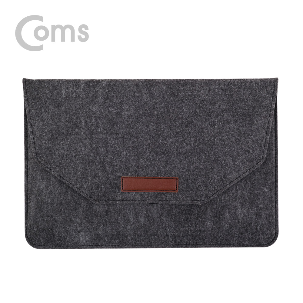 Coms 펠트 노트북 파우치 / 노트북 가방 / 슬림형 / 13.3형 / Dark Gray