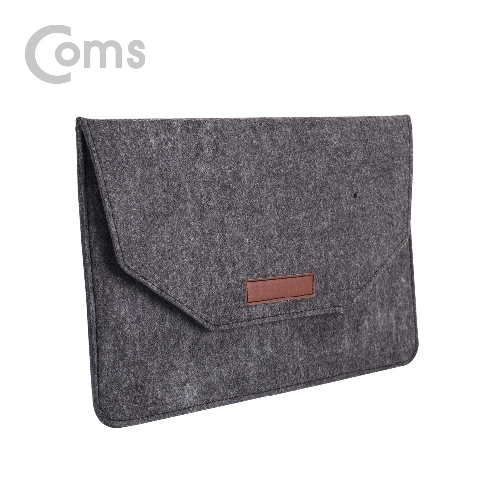 Coms 펠트 노트북 파우치 / 노트북 가방 / 슬림형 / 15.4형 / Dark Gray