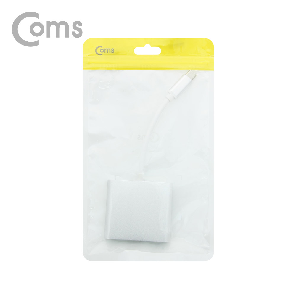 Coms USB 3.1 to HDMI 변환 컨버터 / Type C to HDMI+Type C(충전)+USB 3.0(F) / Dex지원