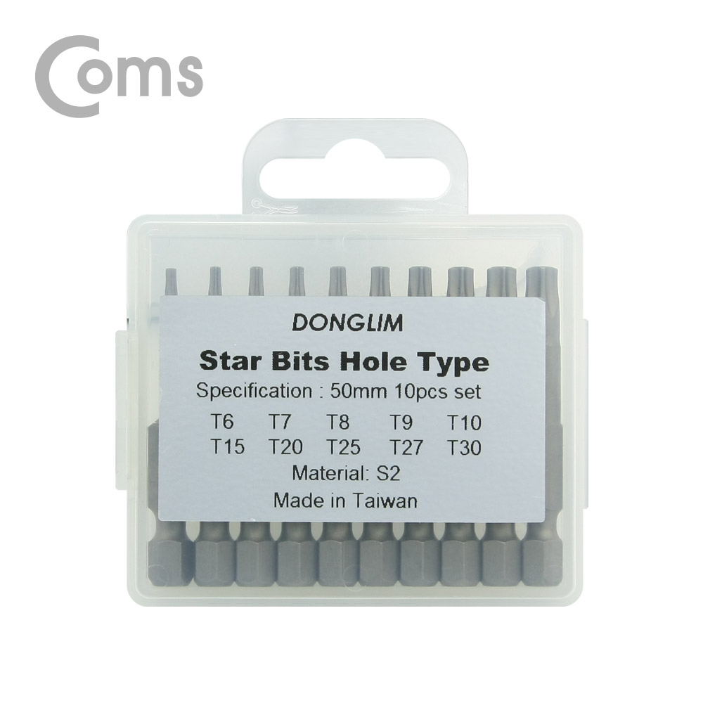 Coms 오미 별비트세트/ T6~T30 / 50mm / 10pcs