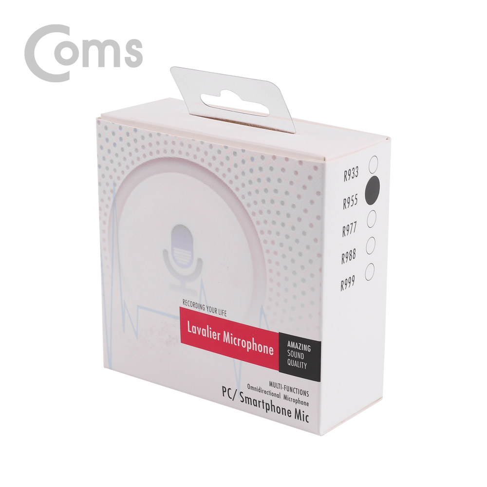 Coms 마이크(고급 미니형), 클립고정 / 스마트폰 마이크