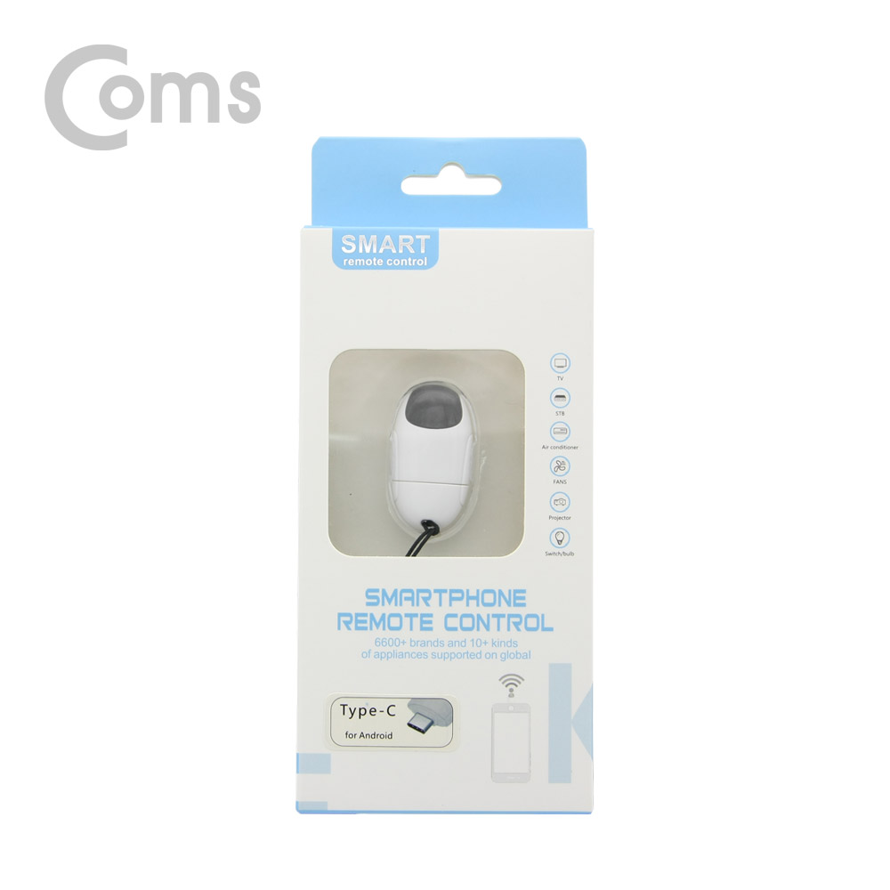 Coms USB 3.1 Type-C 스마트폰 리모콘 / 리모트 컨트롤러 / TV, 에어컨, 가전제품 원격제어