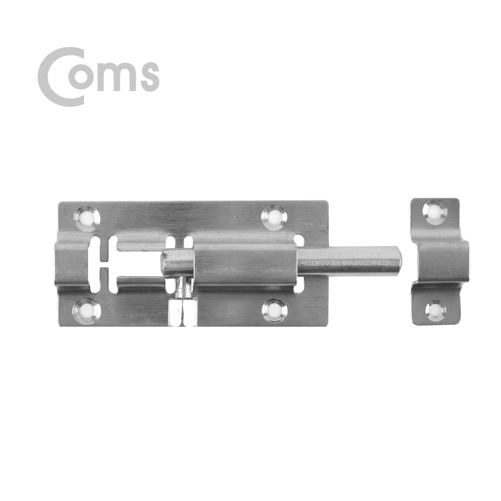 Coms 스텐 안전고리(걸고리) (Tower Bolt) 약 89 x 35(mm)