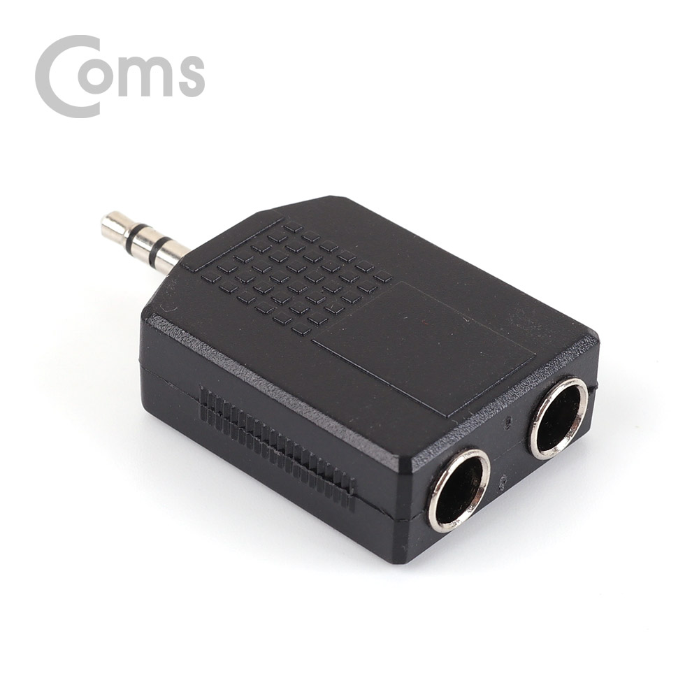 Coms 스테레오 젠더 Y형(3.5 ST(M)/6.5 ST(F x 2)/Stereo