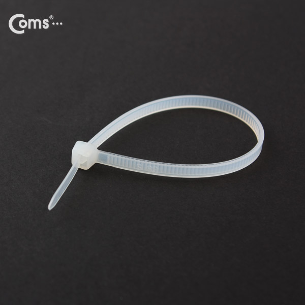 Coms 케이블 타이(1봉/100pcs), CHS-4, 흰색, 150mm x 4mm