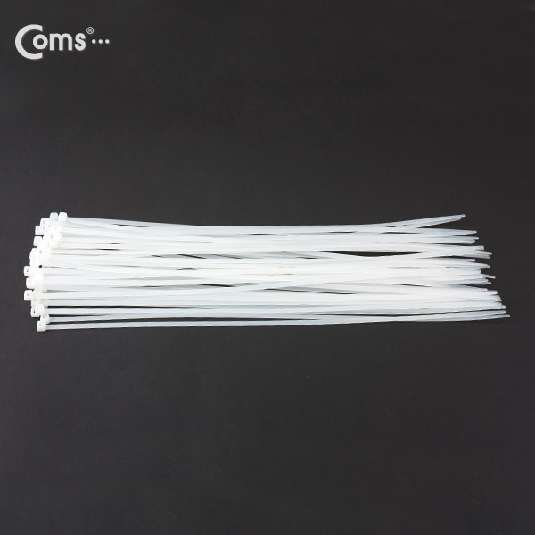 Coms 케이블 타이(50pcs), CHS-5 * 400/흰색, 400mm x 5mm