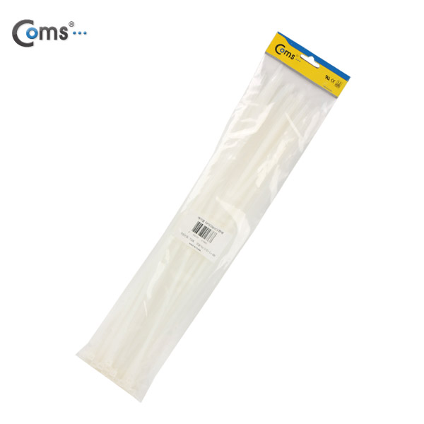 Coms 케이블 타이(50pcs), CHS-5 * 400/흰색, 400mm x 5mm