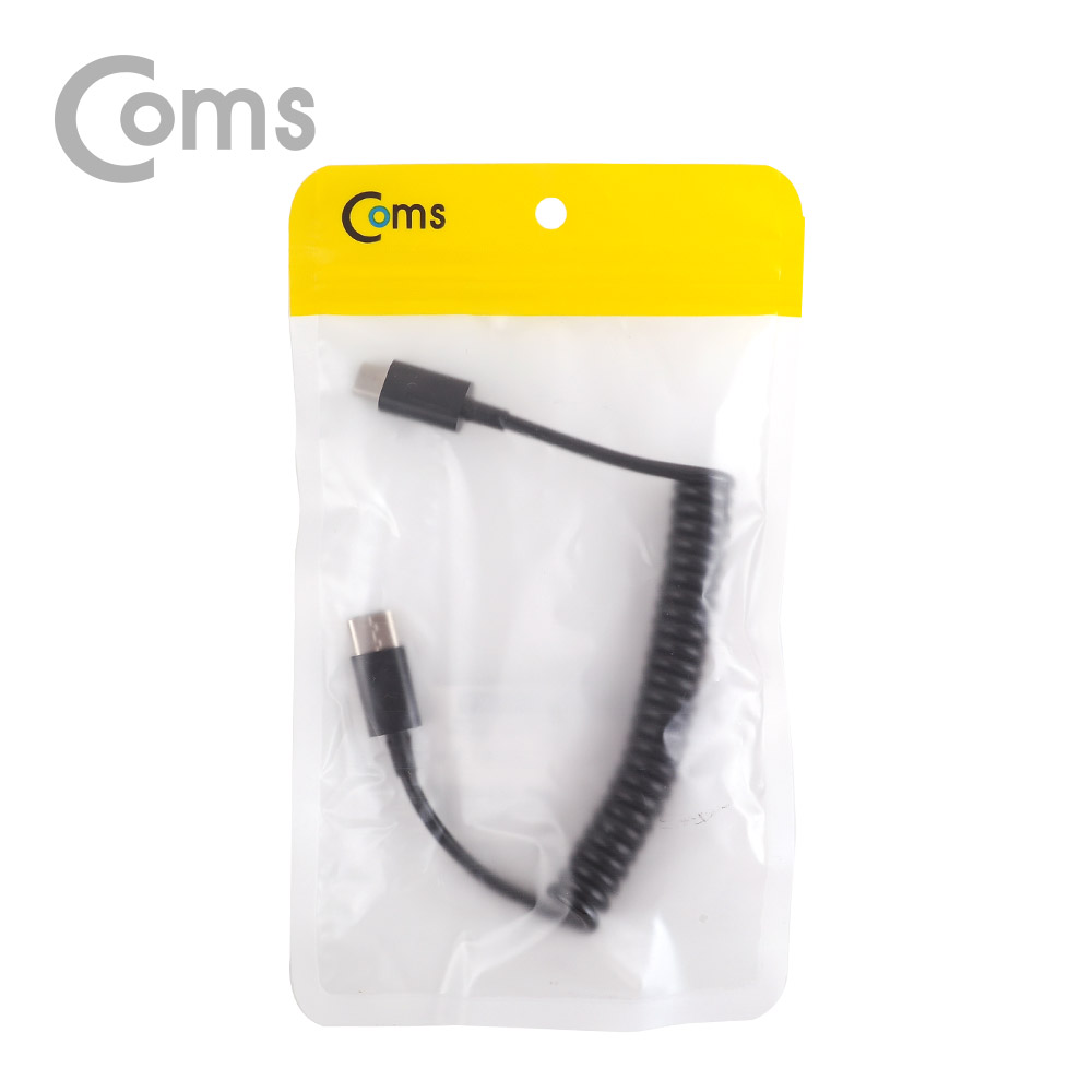 Coms USB 3.1(Type C) 젠더, Type C(F)/Micro 5P(M) 케이블/ 스프링 10cm ~ 30cm