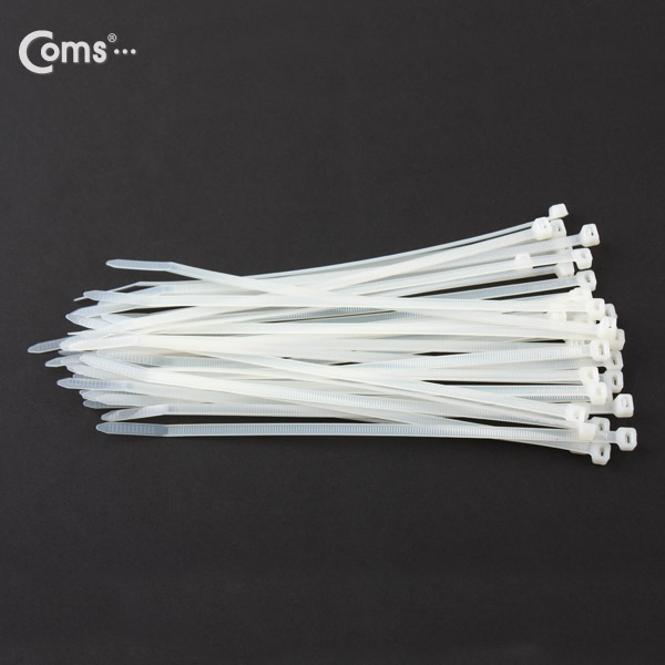 Coms 케이블 타이(100pcs), CHS-5 * 200/흰색, 200mm x 5mm