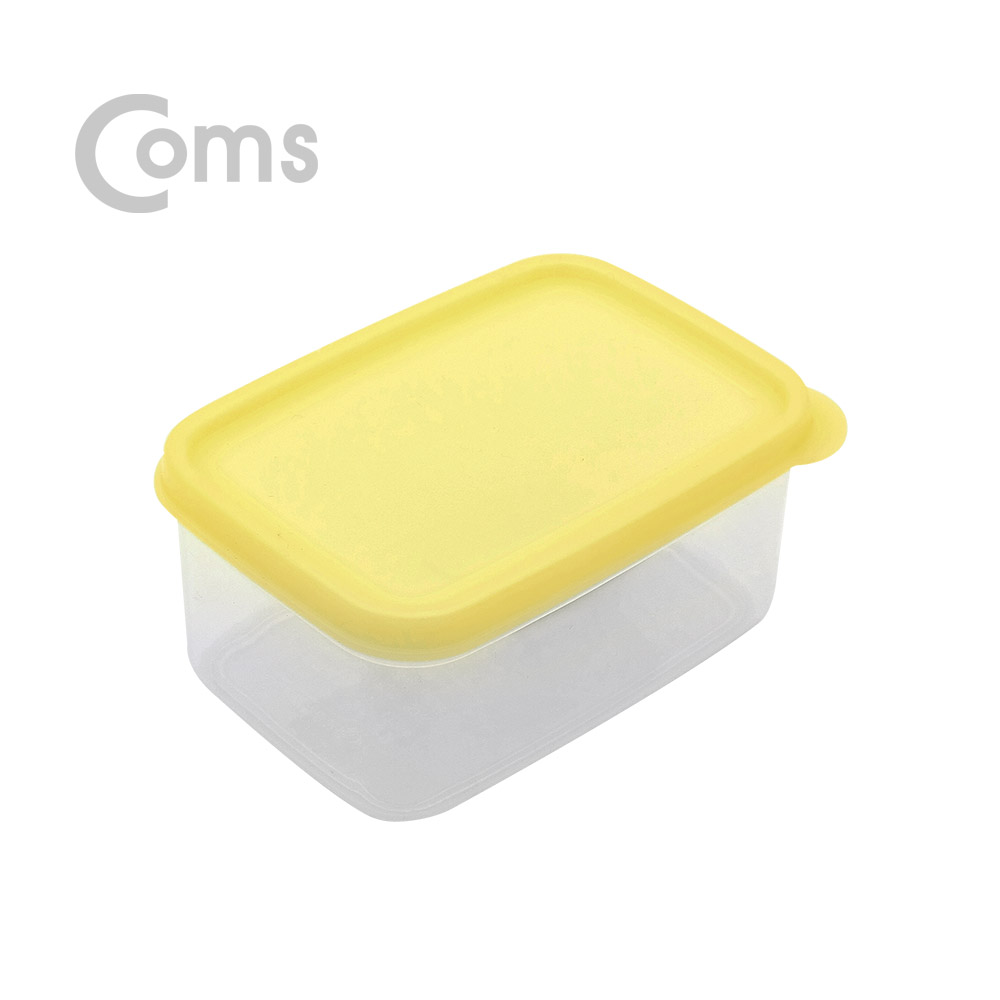 Coms 다용도 PVC 수납함 / 350ml / Yellow