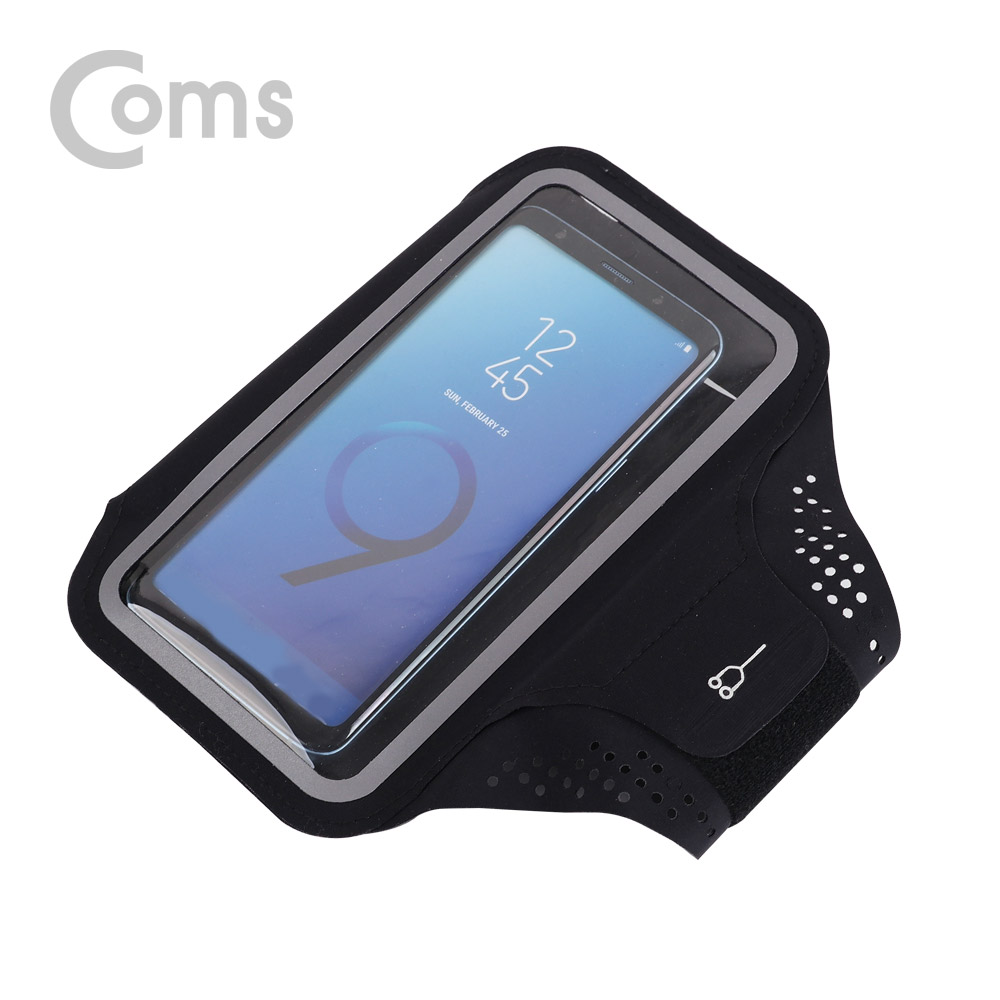 Coms 스마트폰 암밴드(6형), Black