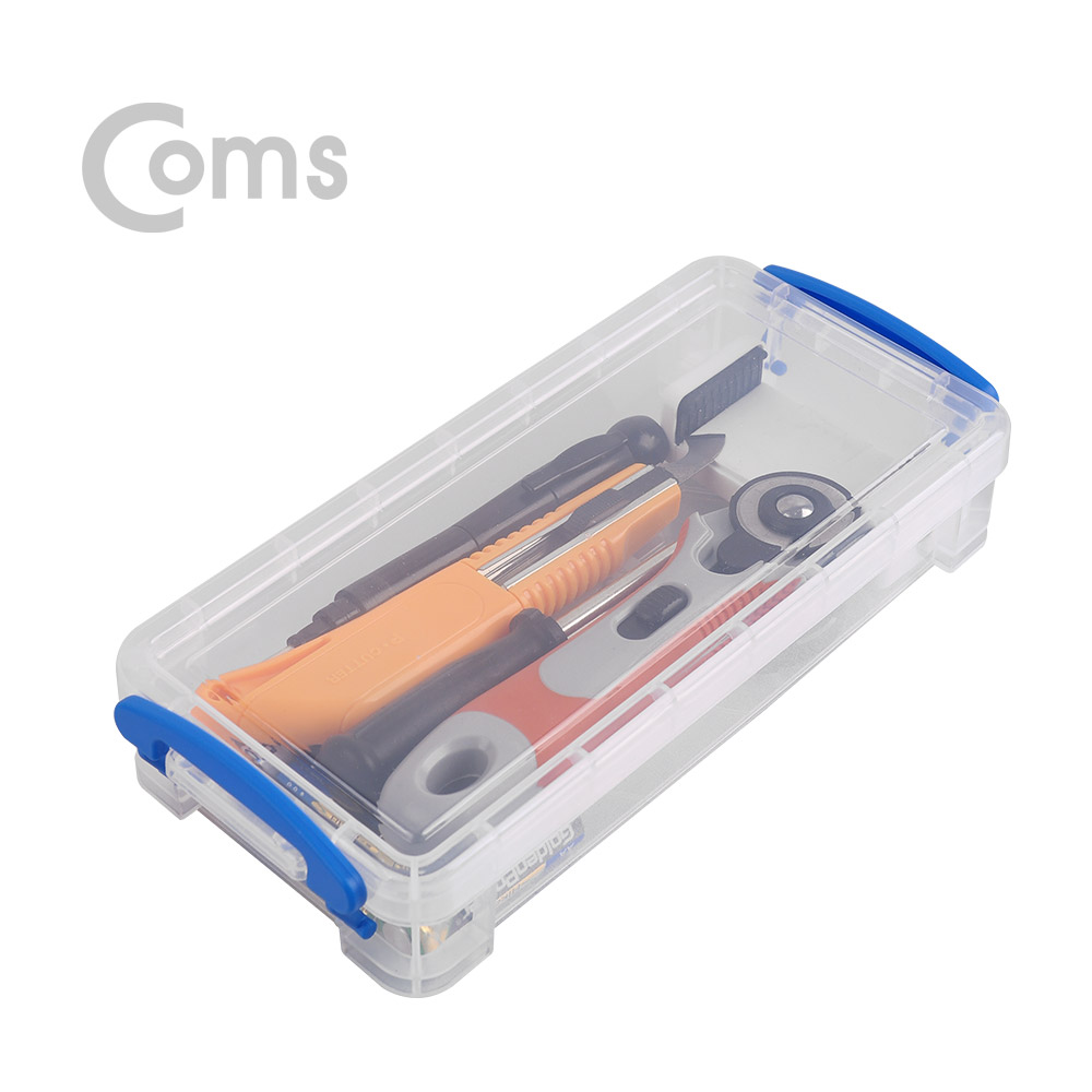 Coms 다용도 PVC 수납함 - 100 x 216 x 42 mm
