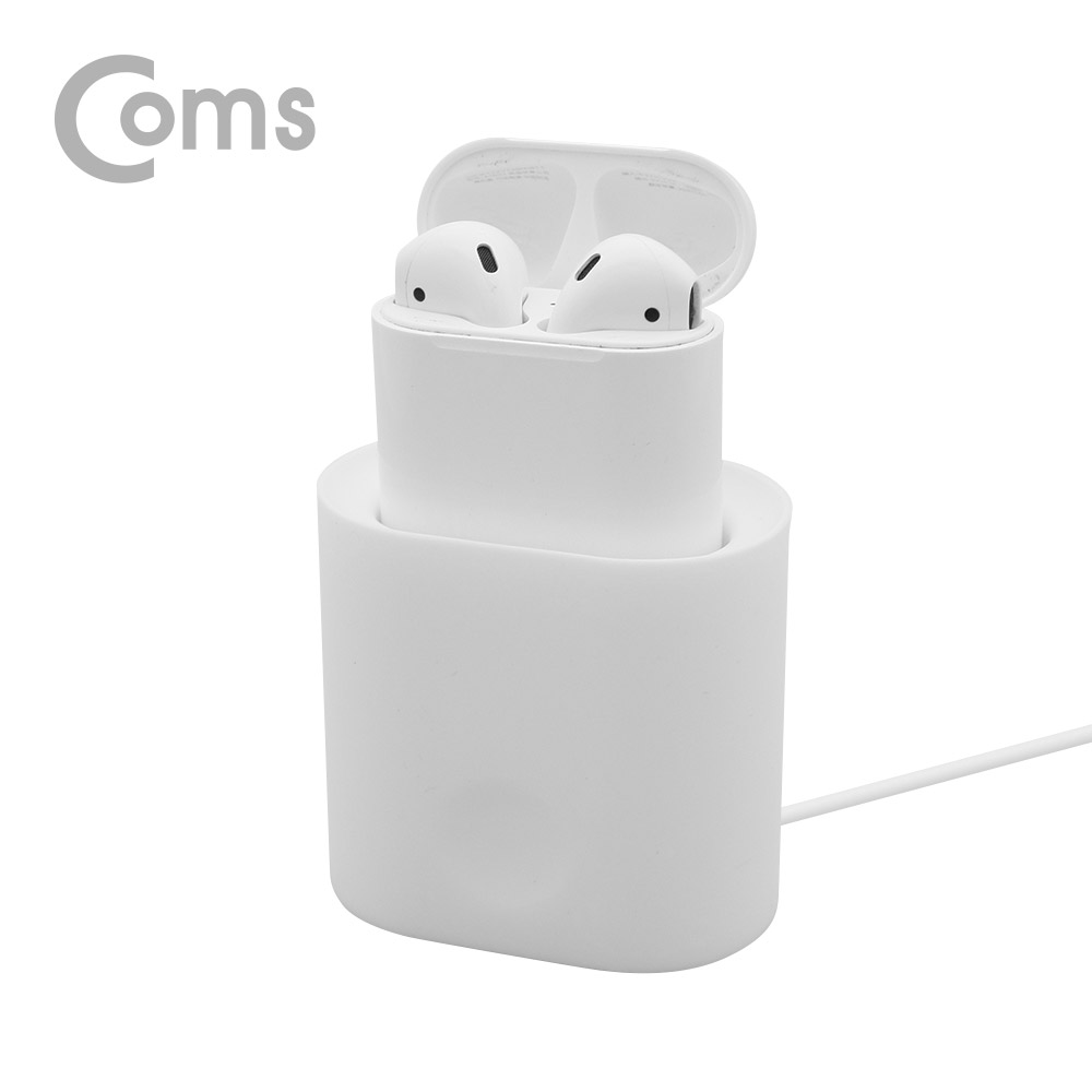 Coms 에어팟 충전 거치대  / Airpod / White