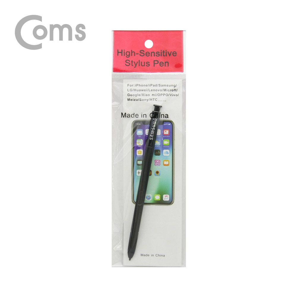 Coms 정전식 터치펜 (갤노트7 전용 S 펜) Black