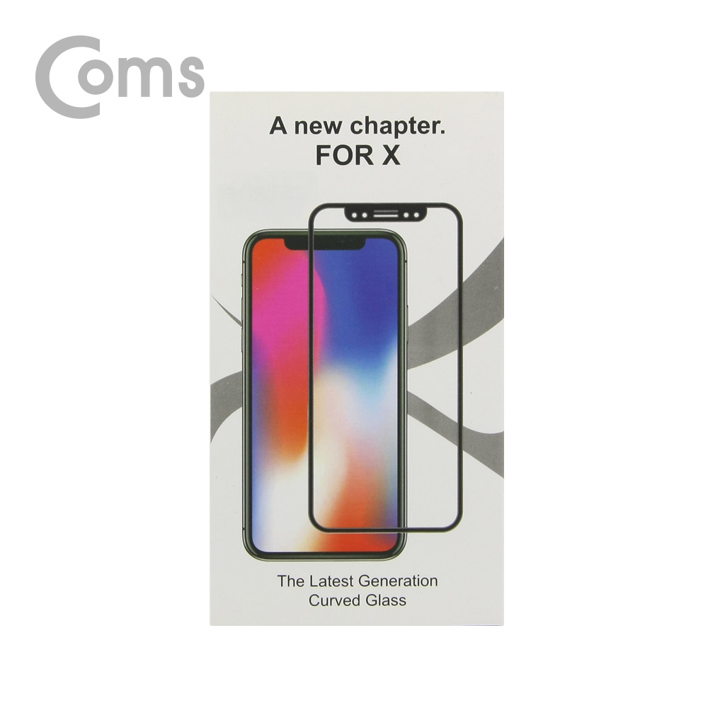 Coms 스마트폰 강화유리/보호필름 iOS Phone X