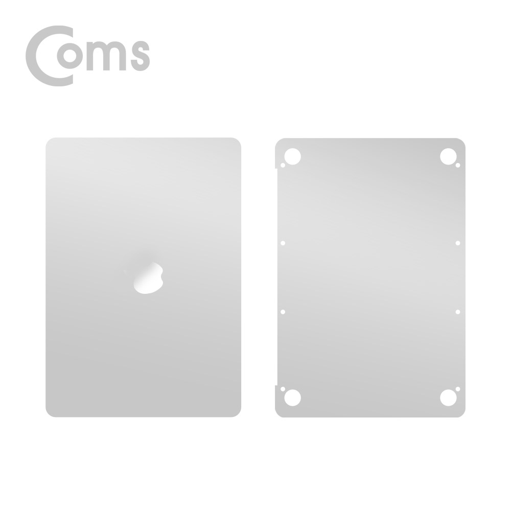 Coms 맥북 보호가이드(Silver), 외부 보호필름, Macbook Retina 12형, 맥북 레티나 12형