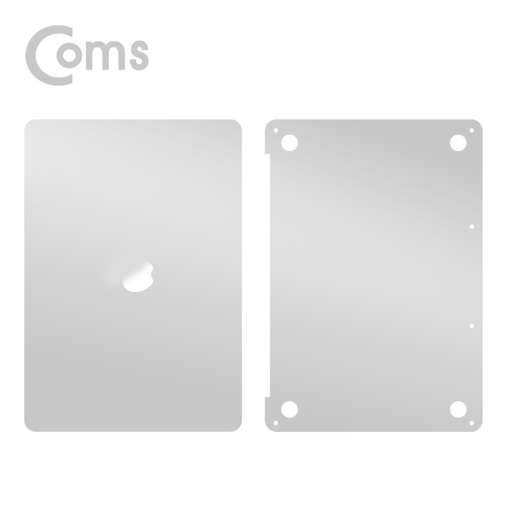 Coms 맥북 보호가이드(Silver), 외부 보호필름, Macbook Pro TouchBar, 맥북 프로 13형 터치바