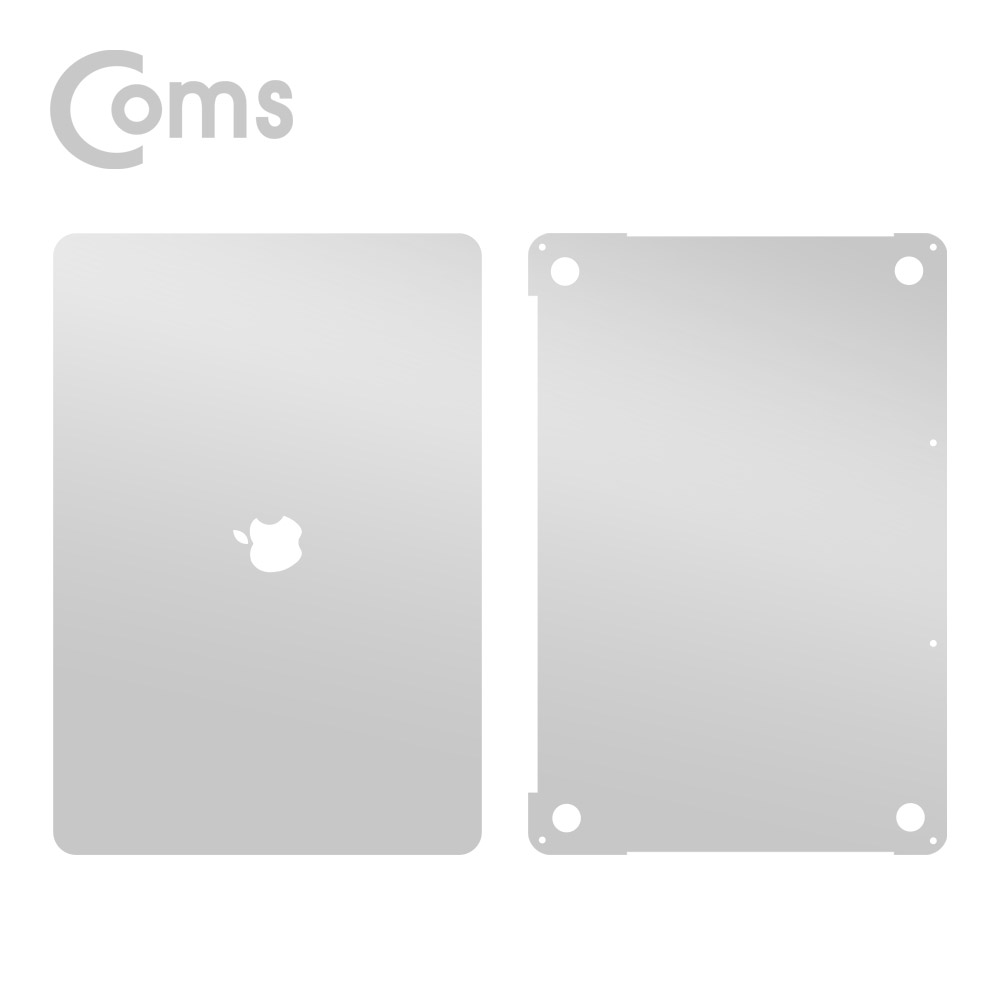 Coms 맥북 보호가이드(Silver), 외부 보호필름, Macbook Pro TouchBar, 맥북 프로 15형 터치바