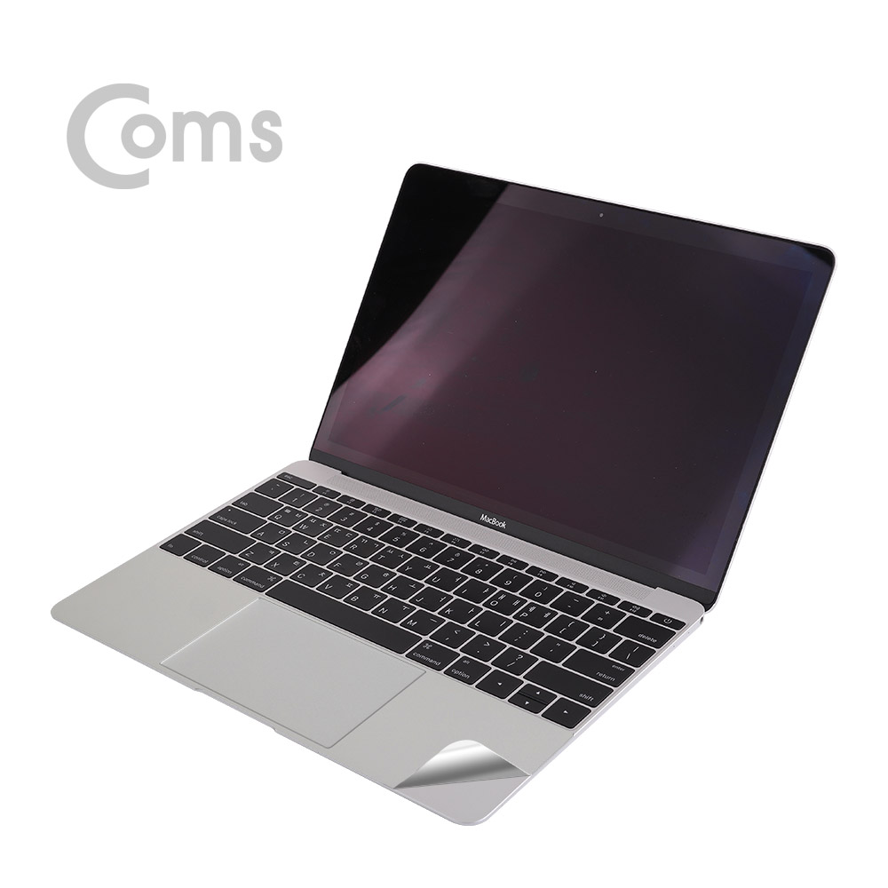 Coms 맥북 팜 레스트 스킨(Silver) Macbook 15.4형 Retina  / 팜 가드/ 보호필름