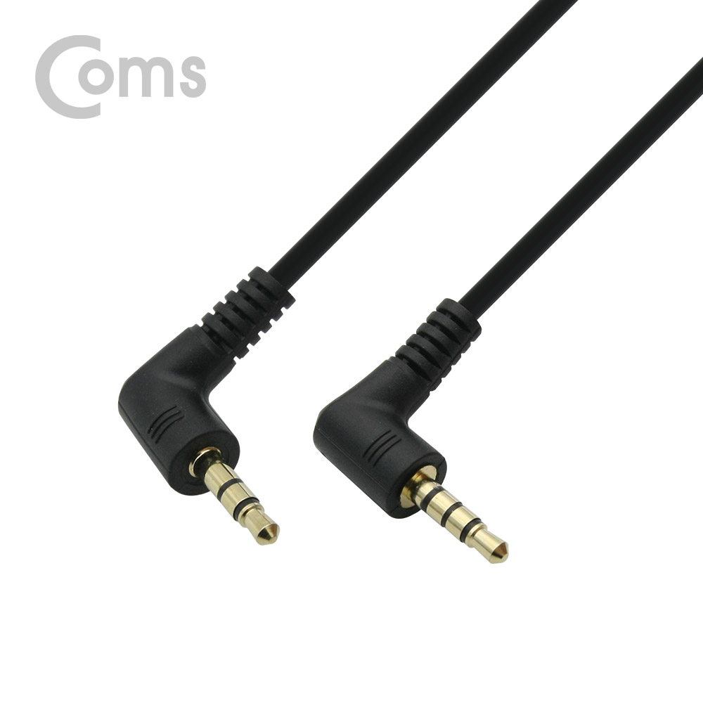 Coms 스테레오 케이블 (3.5/4극/3극/스프링) - 스프링 길이 약 10cm ~ 50cm / Stereo
