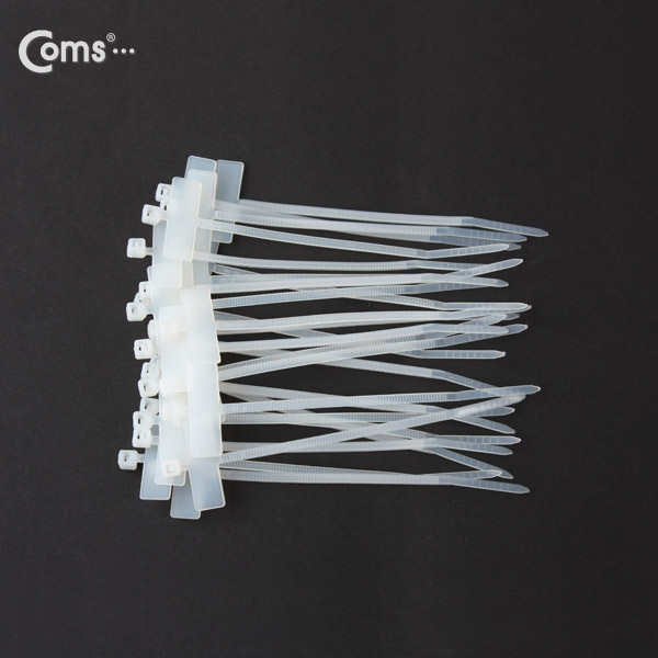 Coms 케이블 타이(마크 타이(100pcs), CHS-100MKT, 100mm x 2.5