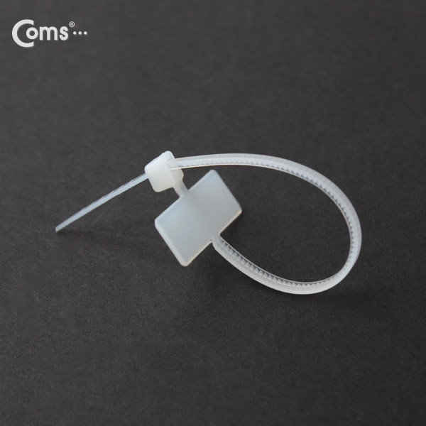 Coms 케이블 타이(마크 타이(100pcs), CHS-100MKT, 100mm x 2.5
