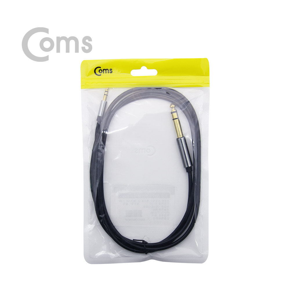 Coms 스테레오 케이블 (6.5M/3.5M) 1.5m/Stereo