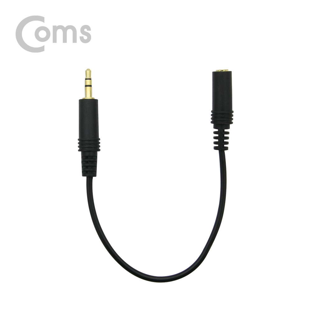 Coms 스테레오 케이블 (3.5/3극 연장) - 약 20cm R/L 바뀜 / Stereo