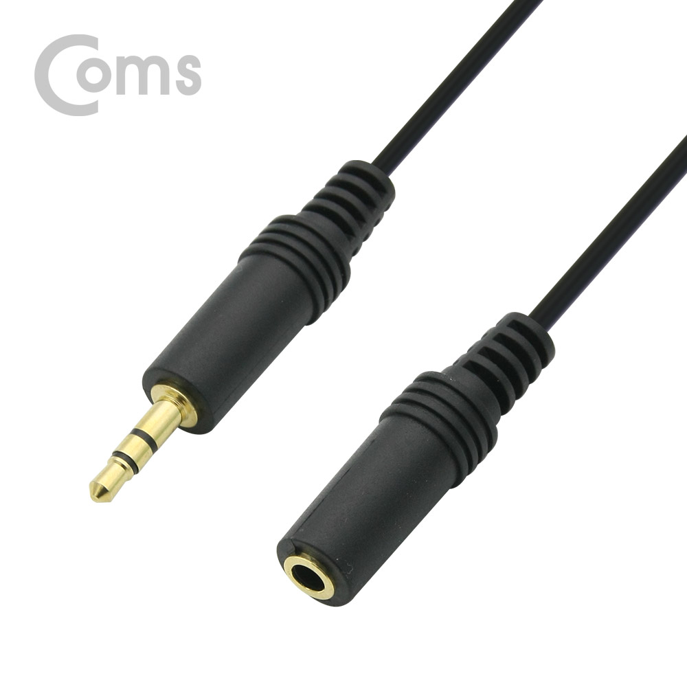 Coms 스테레오 케이블 (3.5/3극 연장) - 약 20cm R/L 바뀜 / Stereo