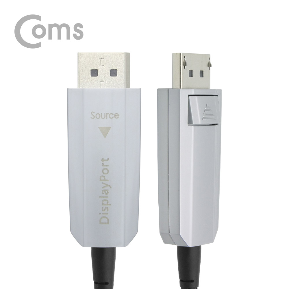 Coms 디스플레이포트 v1.4 광 케이블 50M, DP v1.4 AOC 8K@60Hz/4K@120Hz UHD/DisplayPort