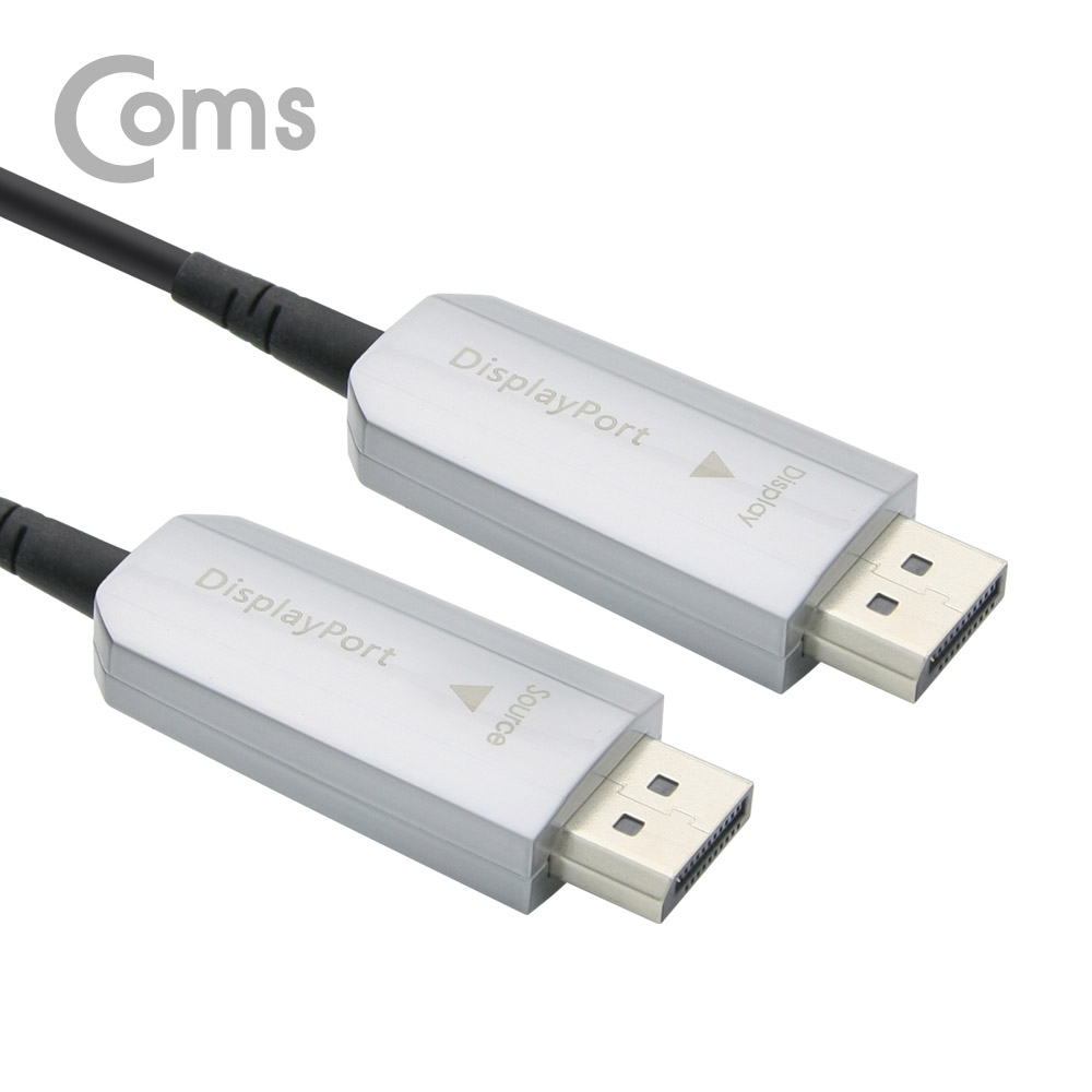 Coms 디스플레이포트 v1.4 광 케이블 25M, DP v1.4 AOC 8K@60Hz/4K@120Hz UHD/DisplayPort
